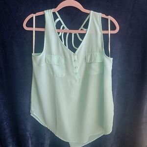 Lightweight sheer strappy top
